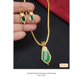 Palakka Neckchain with Earings